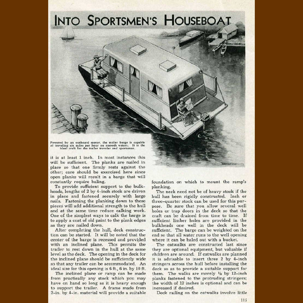 ‘How to Build Trailers’ (1937) – Vintage 128-Page Guide to DIY Camper, Boat & Utility Trailers (PDF)