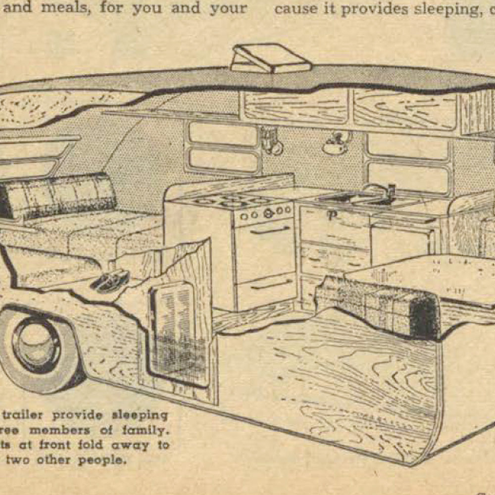 Vintage DIY Camper Plans – 18-Foot 'Roamabout' Travel Trailer