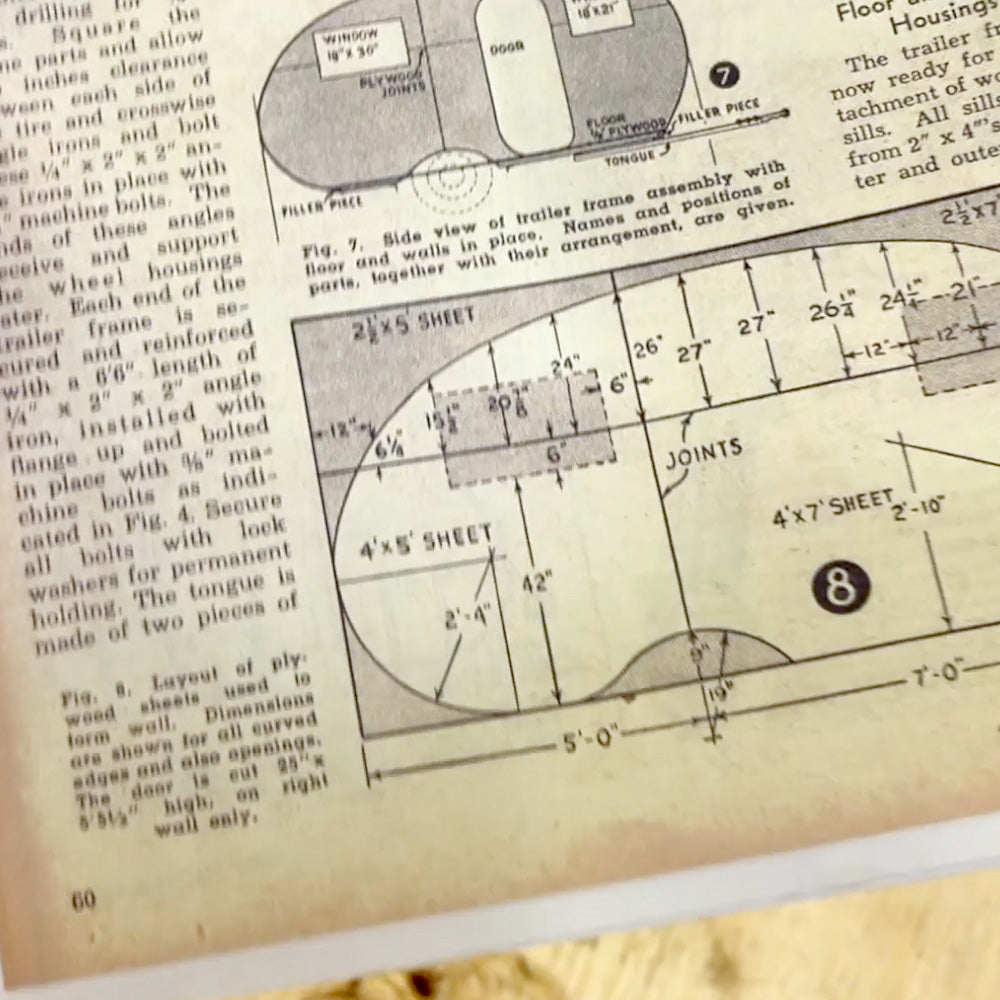 Vintage DIY Camper Plans – 14-Foot 'Terra Cruiser' Travel Trailer