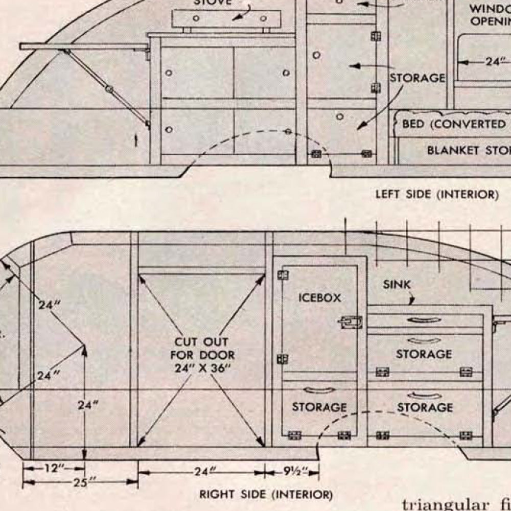Vintage Trailer Builder Bundle – Collection of Classic DIY Camper & Travel Trailer Plans