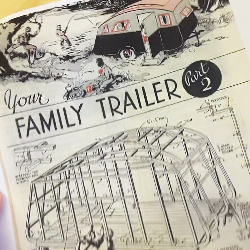 Vintage DIY Camper Plans – 16-Foot 'Family Trailer'