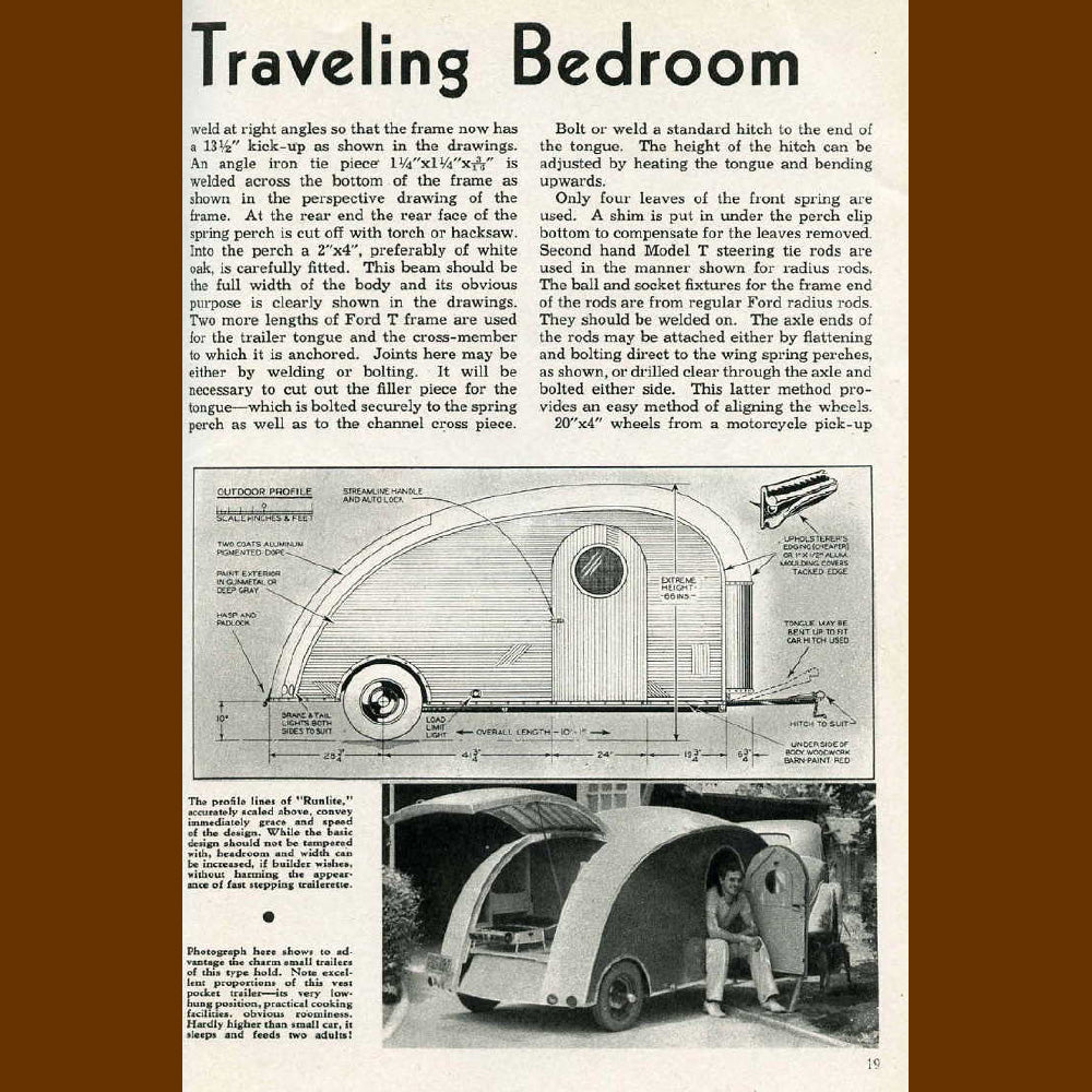 ‘How to Build Trailers’ (1937) – Vintage 128-Page Guide to DIY Camper, Boat & Utility Trailers (PDF)