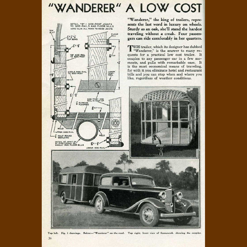 ‘How to Build Trailers’ (1937) – Vintage 128-Page Guide to DIY Camper, Boat & Utility Trailers (PDF)