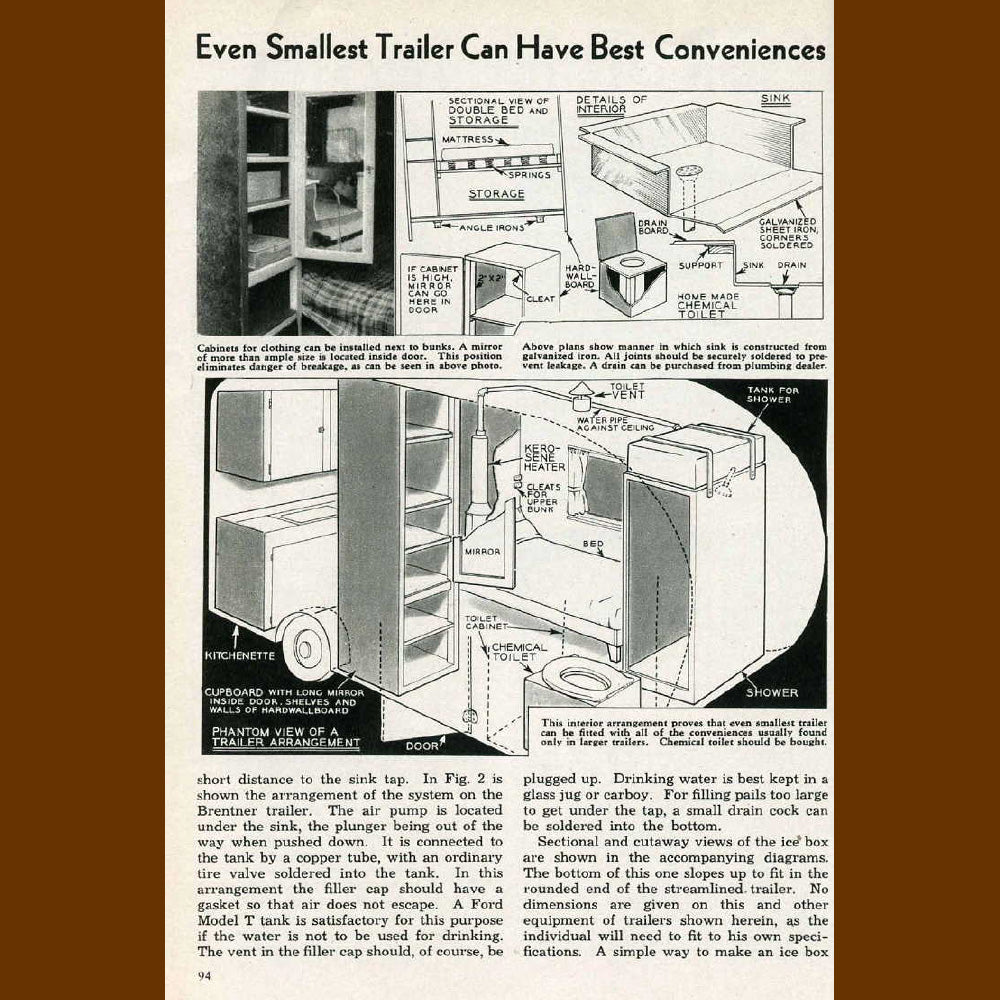 ‘How to Build Trailers’ (1937) – Vintage 128-Page Guide to DIY Camper, Boat & Utility Trailers (PDF)