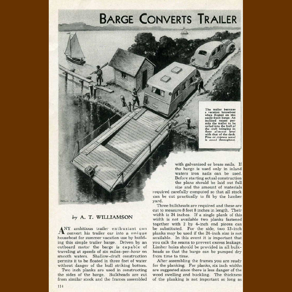 ‘How to Build Trailers’ (1937) – Vintage 128-Page Guide to DIY Camper, Boat & Utility Trailers (PDF)