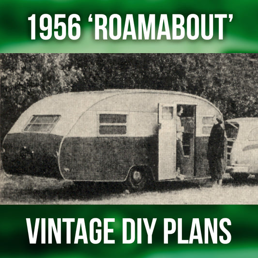 Vintage DIY Camper Plans – 18-Foot 'Roamabout' Travel Trailer