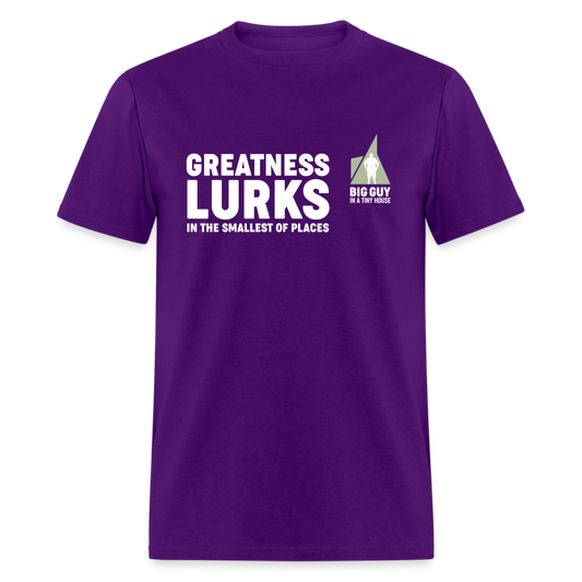 Greatness Lurks - Classic T-Shirt - purple